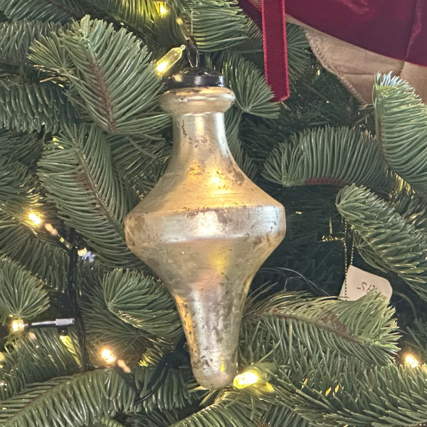 Pewter Spindle Ornament